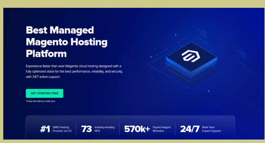 Previous Cloudways Magento hosting landing page design